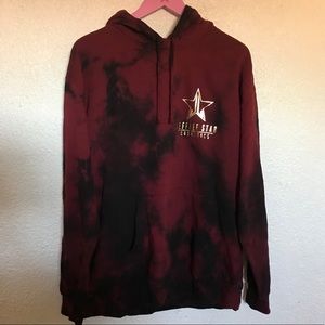 Jeffree Star Tie Dye Unicorn Blood Hoddie